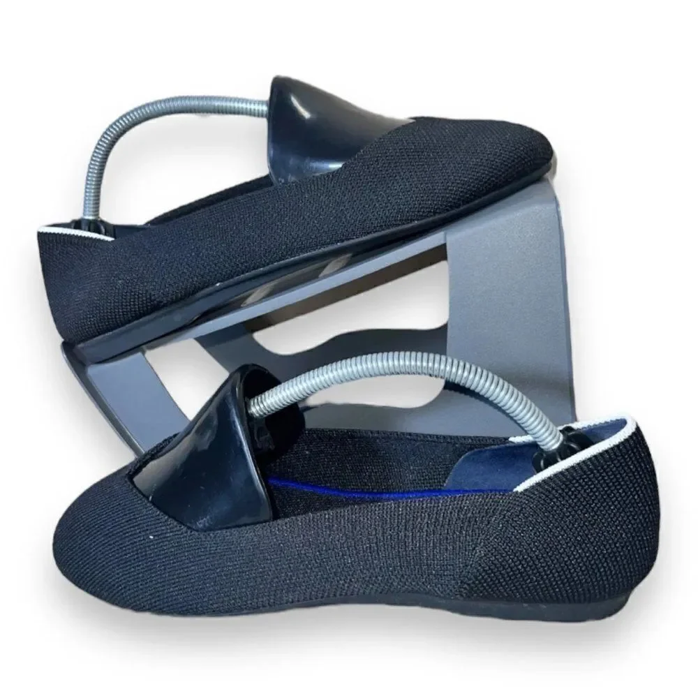 Rothy's‎ The Flat Round Toe Ballet Flat Black Women's 6.5